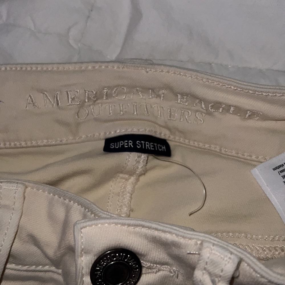 American Eagle Off-White Skinny Sz. 6/28 Ankle - Picture 3 of 6